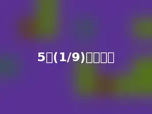 5个(1/9)是多少．