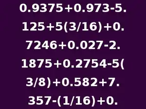56(1/8)+0.8361-0.9375+0.973-5.125+5(3/16)+0.7246+0.027-2.1875+0.2754-5(3/8)+0.582+7.357-(1/16)+0.418+0.1639=多少．
