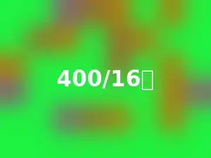 400/16．