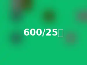 600/25．