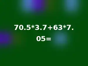70.5*3.7+63*7.05=
