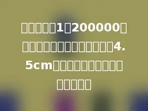 在比例尺为1：200000的地图上量得两地的图上距离为4.5cm，这两地的实际距离是多少千米．