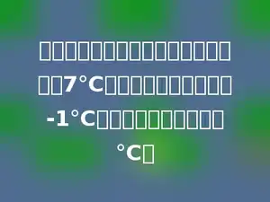 某日，杭州市最高气温和最低气温相差7℃，如果当天最低气温为-1℃，那么最高气温是多少℃．