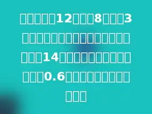 一间教室长12米，宽8米，高3米，要粉刷它的四壁和房顶，门窗面积是14平方米，如果每平方米用涂料0.6千克，共需涂料多少千克？
