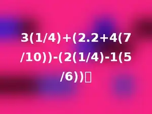 3(1/4)+(2.2+4(7/10))-(2(1/4)-1(5/6))．