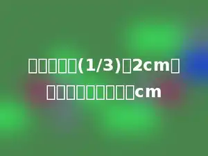 一条线段的(1/3)是2cm，这条线段的长是多少cm