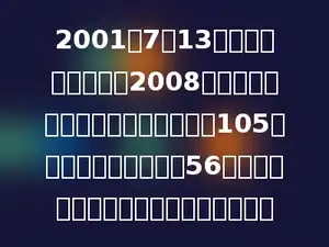 2001年7月13日，北京成功取得了2008年奥运会的主办权．在第二轮投票的105张有效票中，北京获得56票．北京的得票数占有效票的几分之几？
