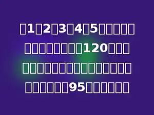 由1，2，3，4，5这五个数字组成的五位数共有120个，将这些五位数按从小到大的顺序排列起来，其中第95个数是多少．