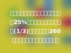 修一段公路，第一周修了这段公路的25%，第二周修了这段公路的(1/3)，两周共修了260千米．这段公路全长多少千米？