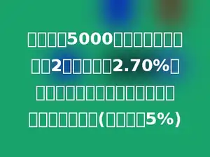 李叔叔把5000元钱存入银行，存期2年，年利率2.70%，到期时，他可以取出本金和税后利息共多少元．(利息税为5%)