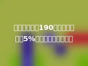 工厂实际用煤190吨，比计划节约5%，计划用煤多少吨？