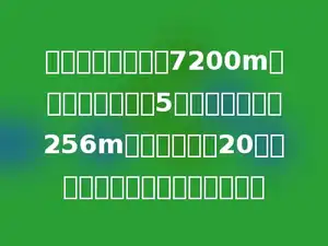 某修路队修一条长7200m的路，已经工作了5天，平均每天修256m．剩下的要在20天内修完，平均每天要修多少米？