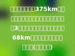 两地间的路程是375km，甲、乙两辆汽车同时从两地相对开出，3小时两车相遇．甲车每小时行68km，乙车每小时行多少千米？(列方程解)
