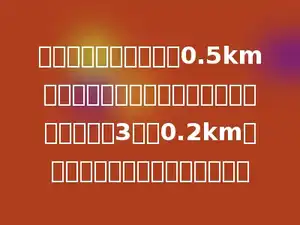 小华家到学校的路程是0.5km，小芳家到学校的路程比小华家到学校路程的3倍少0.2km．小芳家到学校的路程多少千米？
