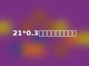21*0.3表示的意义是多少．