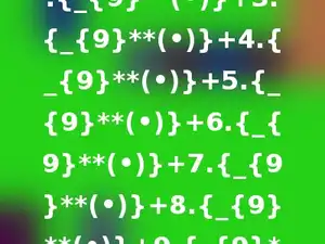 1.{_{9}**(•)}+2.{_{9}**(•)}+3.{_{9}**(•)}+4.{_{9}**(•)}+5.{_{9}**(•)}+6.{_{9}**(•)}+7.{_{9}**(•)}+8.{_{9}**(•)}+9.{_{9}**(•)}=多少．